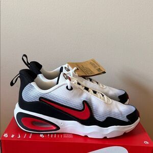 Nike Air Max Nova GS Black University Red FN4446-100 Size 5.5Y